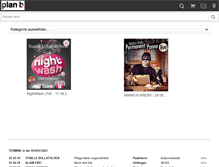 Tablet Screenshot of planb-tickets.de